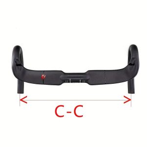 Kocevlo Carbon Fiber Bent Handlebar: Lightweight & Durable Road Bike Handlebar for Reduced Resistance and Enhanced Performance (31.8mm Diameter)