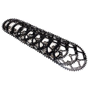 110mm BCD Narrow Wide Bicycle Chainring 36T 38T 40T 42T 44T 46T 48T 50T 52T CNC Machined Aluminum Fits 7 To 12 Spped Chains For Road Bike