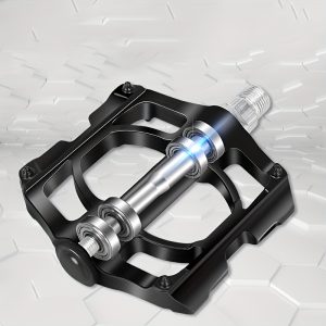 Aluminum Alloy Bike Pedals - Black, Durable & Lightweight for Mountain and Road Bikes