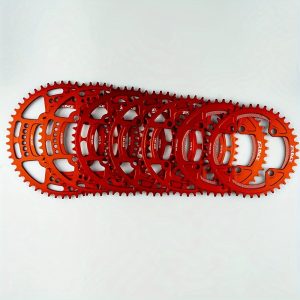 Zrace Lightweight Aluminum Alloy Chainrings - Narrow Wide Teeth For Mtb, Road & Gravel Bikes - Durable Cnc Machined, Available In Multiple Sizes (40T-52T)