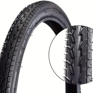 24"x1.75" Replacement Bike Tire, For Hybrid Road City Commuter Bicycles Urban Mountain Bike